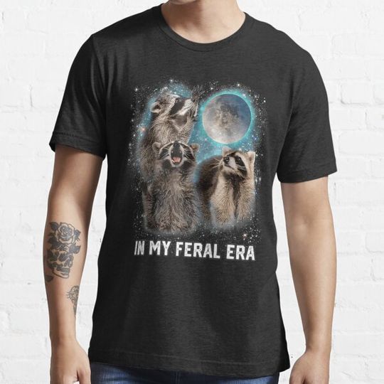 Discover In My Feral Era Raccoon Howling At The Moon Raccoon Meme