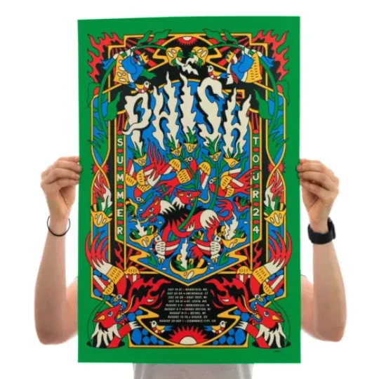 Discover Phish Summer Tour 2024 Poster