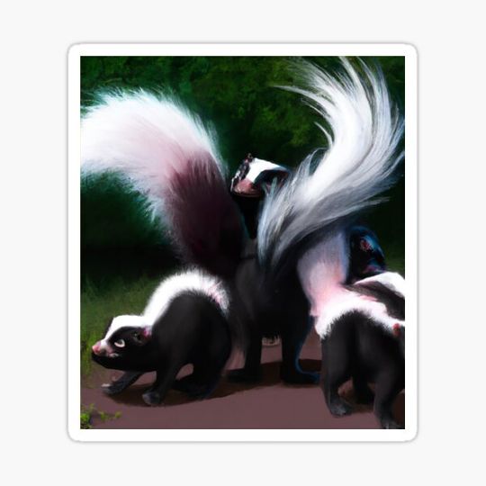 Discover Skunk Family That Sprays Together Stays Together