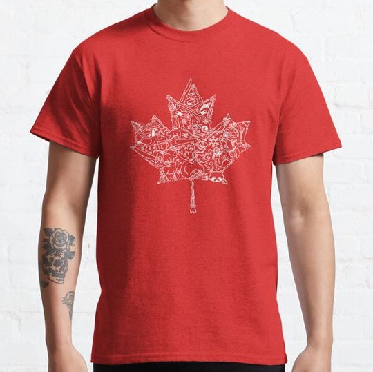 Discover Maple Leaf - white