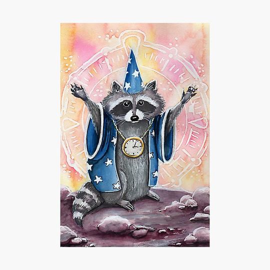 Discover Time Wizard Raccoon
