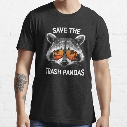 Discover Save The Trash Pandas - Funny Street Cats Vintage Raccoon