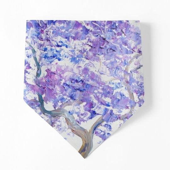 Discover Jacaranda Tree painting