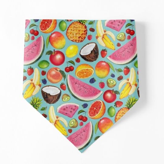 Discover Fruit Pattern - Blue
