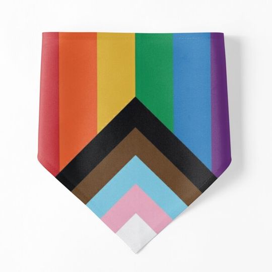 Discover Progress Pride Flag LGBTQ+ BIPOC Inclusive Queer Gay Pride Flag