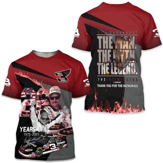 Discover Dale Earnhardt shirt 3d - 3D shirt,, All Over Printed Shirt, hot 3d- unisex