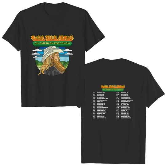 Discover Chris Stapleton American Road Show 2023 Tour T Shirt