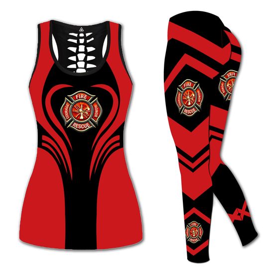 Discover Firefighter Honor Hollow Tanktop or Legging
