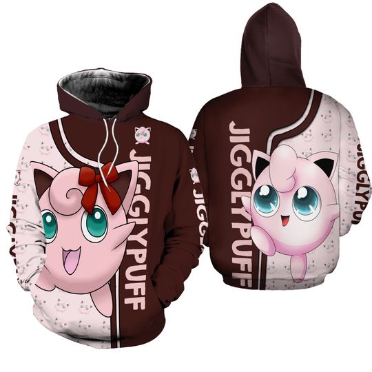 Discover Jigglypuff Legging Hoodie Set, Jigglypuff Wigglytuff Hoodie