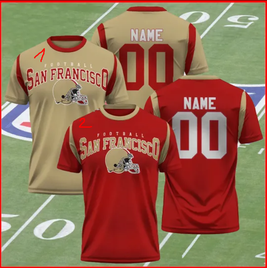 Discover Personalized San Francisco Football 3D Shirt