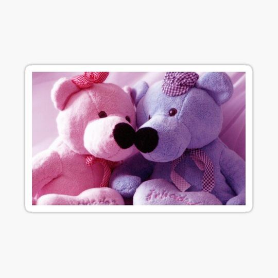 Discover pink violet bears