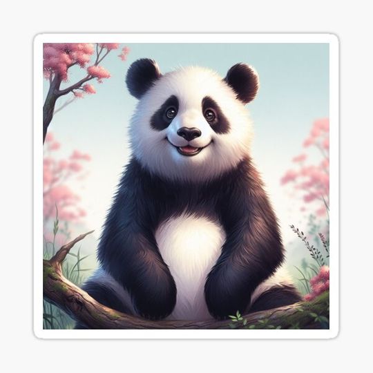 Discover cuddly panda bear