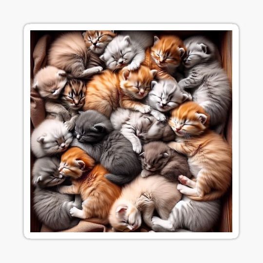Discover A Pile Of Small Kittens Cute And Cuddly