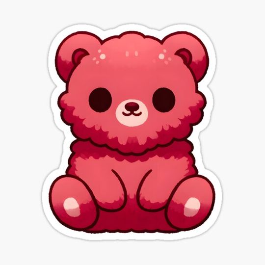 Discover Cuddly Raspberry Red Bear