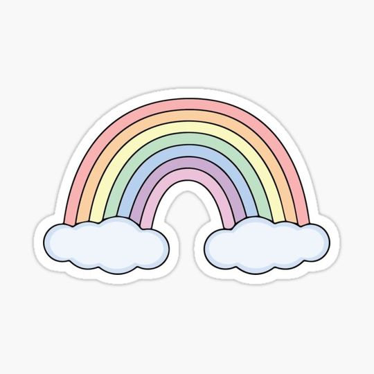 Discover Rainbow sticker