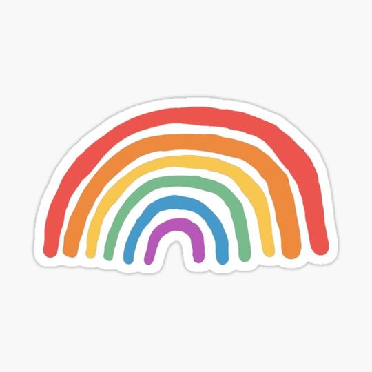 Discover Pride Rainbow Minimalist