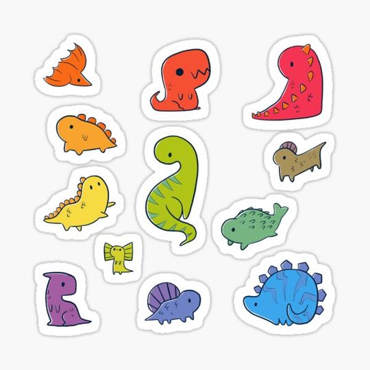 Discover Tiny Rainbow Dinosaurs