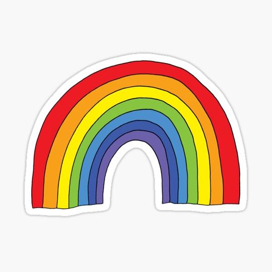Discover Bright Rainbow Design