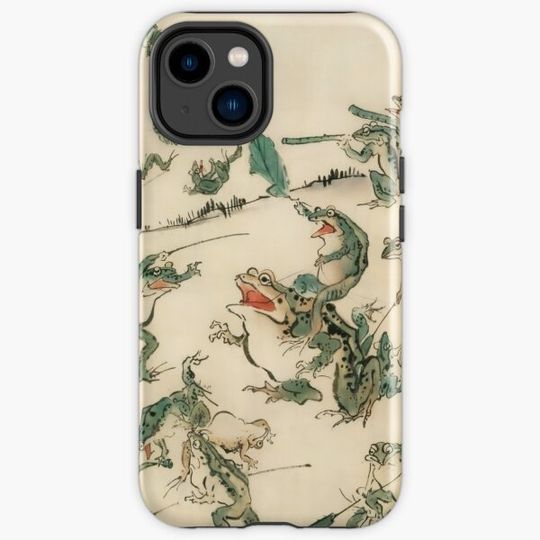 Discover Battle of the Frogs Kawanabe Kyosai