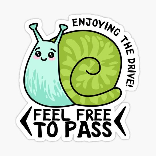 Discover Snail Bumper Sticker
