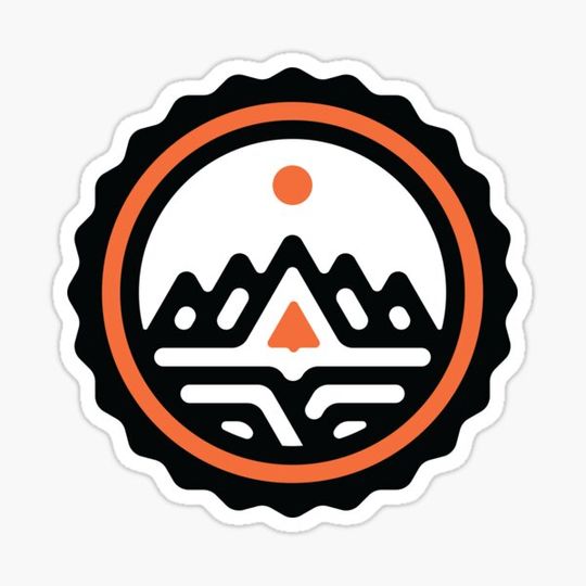 Discover Nifty Mountain Badge (Rounded)
