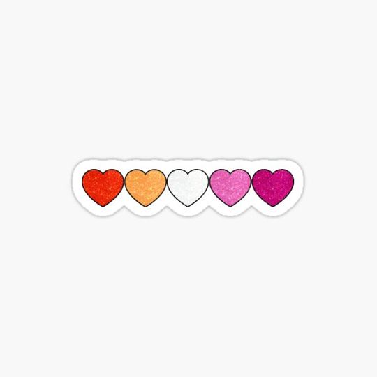 Discover wlw flag hearts