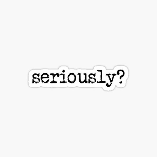 Discover Seriously Sticker