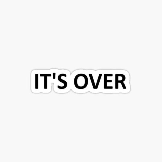 Discover It's over