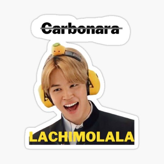 Discover Jimin Lachimolala sticker