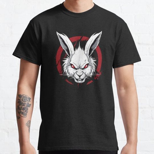 Discover Angry white rabbit