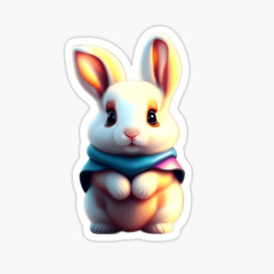 Discover White Baby Rabbit