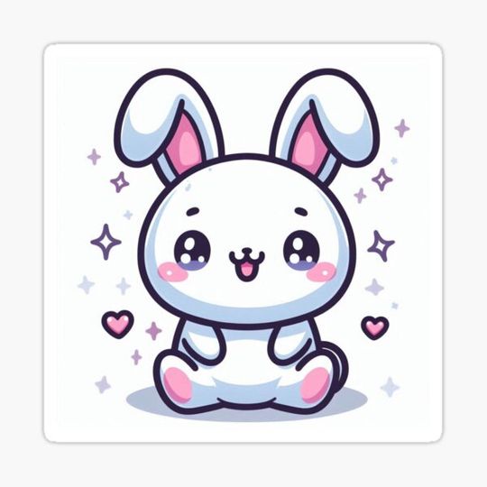 Discover cute rabbit