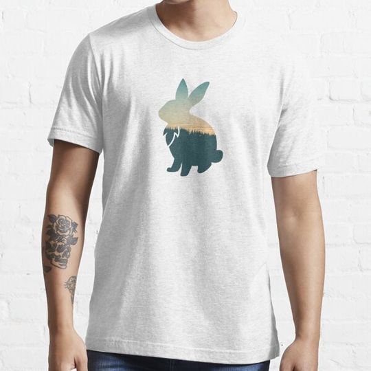 Discover Forest Trees Under Calm Sky Rabbit | Cute Rabbit