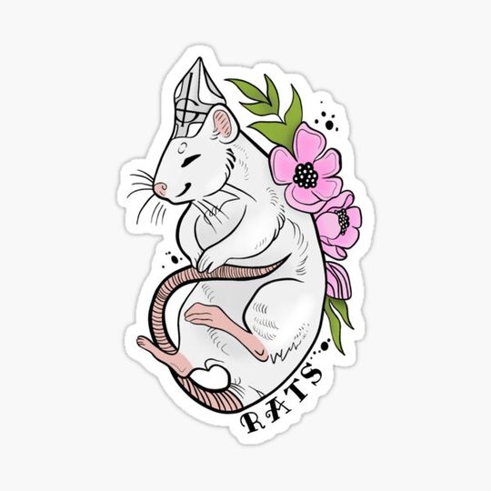 Discover Rats - Flower Tattoo Design