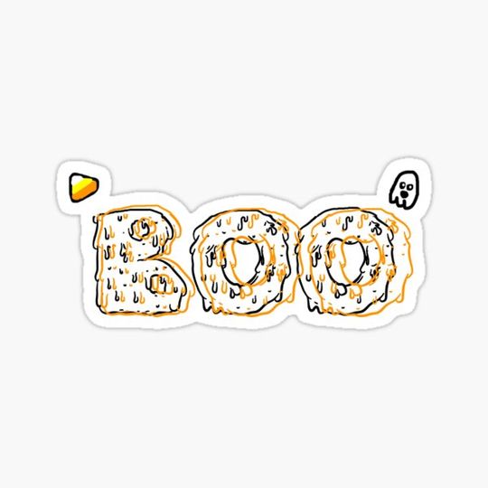 Discover BOO Sticker