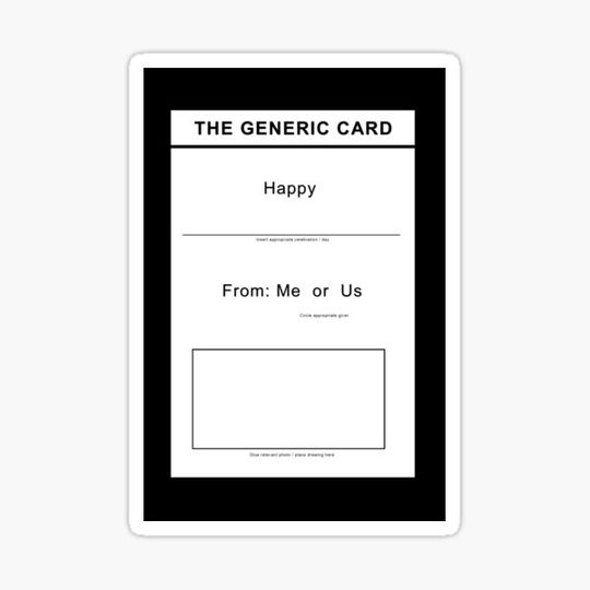 Discover The Generic Card