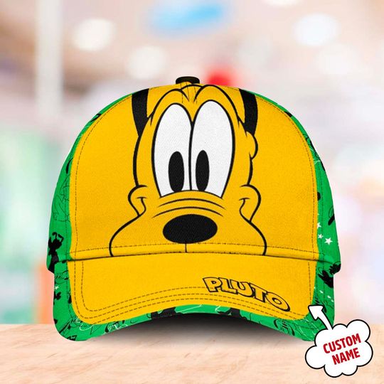 Discover Yellow Orange Cheerful And Adventurous Dog Classic Cap, Animated Movie