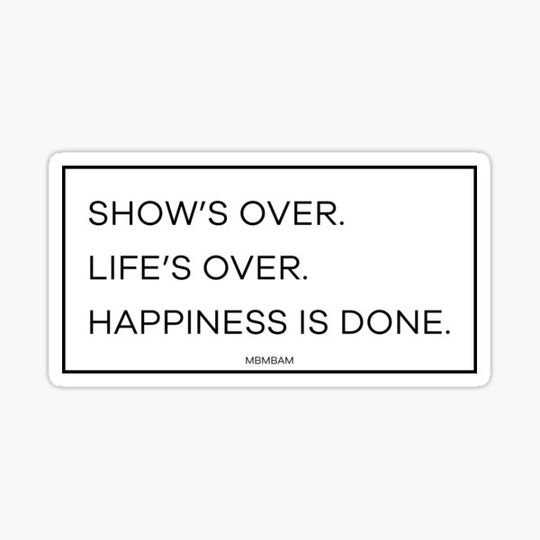 Discover Happiness is Done (Black Logo)