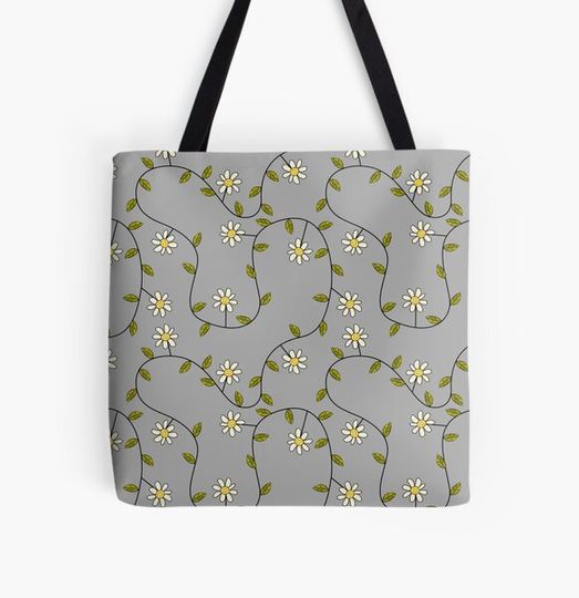 Discover Grumpy Flowers on Grey