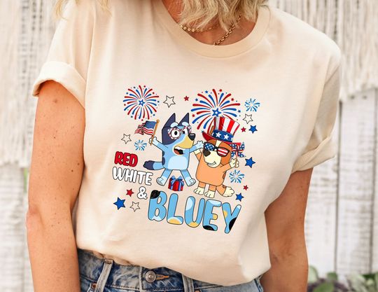 Discover Red White Blue 4th of July Shirt