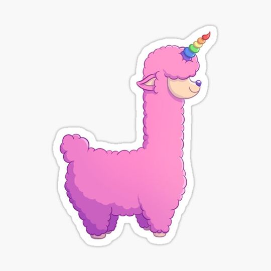 Discover The fabulous unicorn llama.