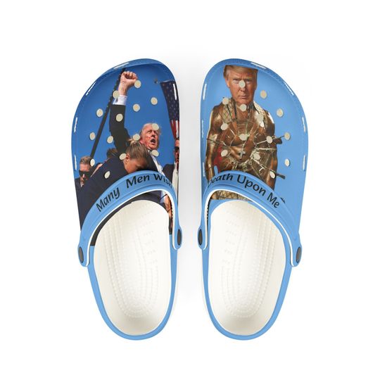 Discover Donald Trump Many Men Foam Shoes