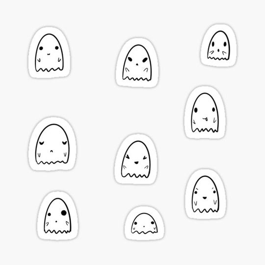Discover cute little ghosts