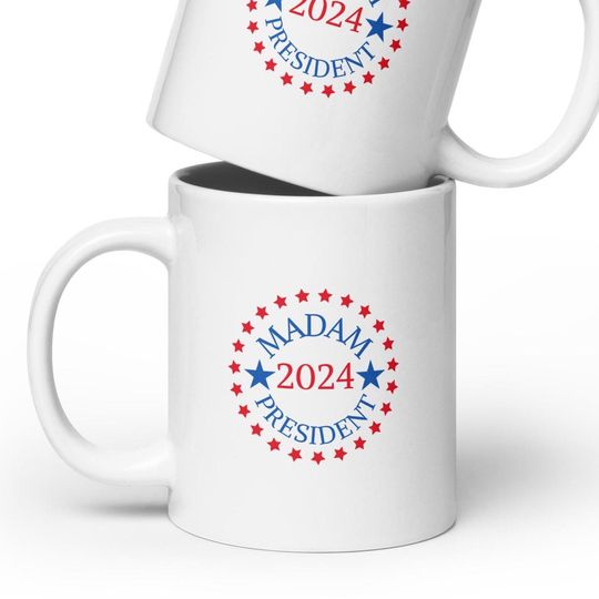 Discover Madam President 2024 coffee cup, Kamala Harris mug