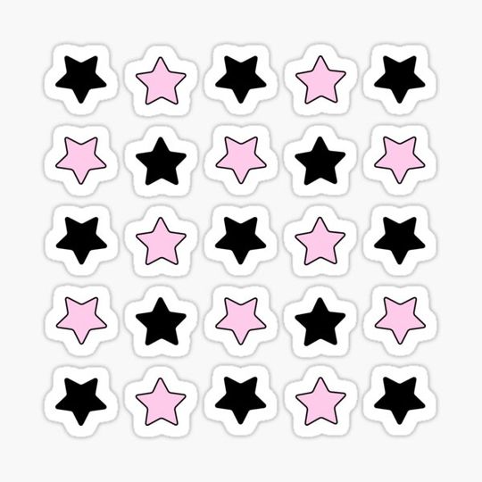 Discover Black and pink Star Pack