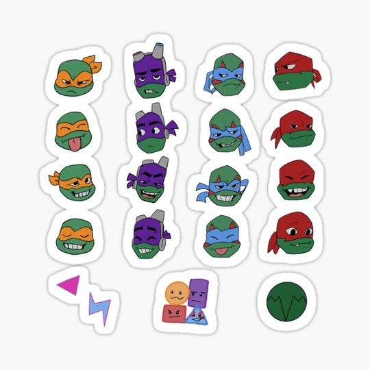 Discover rottmnt sticker sheet