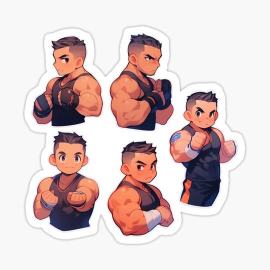 Discover Fighter Sticker Sheet
