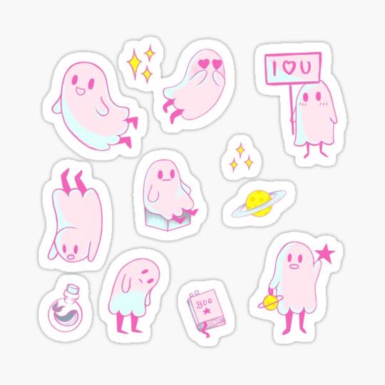 Discover Sticker pack ghosts