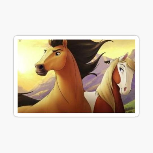 Discover title: A beautiful horse that was in a movie  SPIRIT