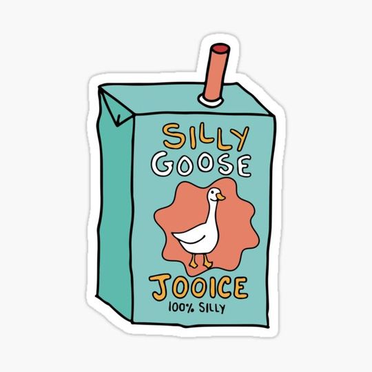 Discover Silly goose jooice juice - handdrawn